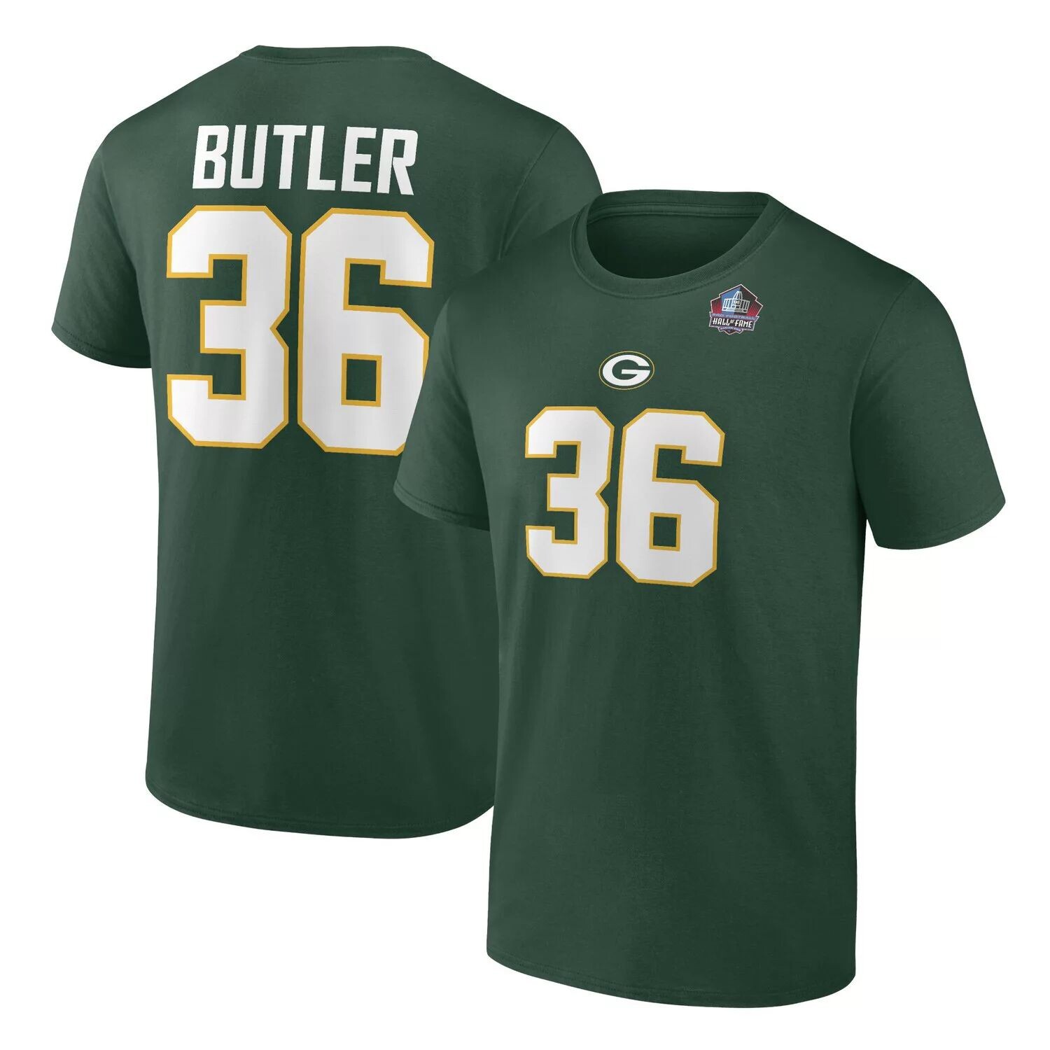 Мужская футболка Fanatics с логотипом LeRoy Butler Green Green Bay Packers, внесенная в Зал славы с именем и номером
Мужская футболка Fanatics с логотипом LeRoy Butler Green Green Bay Packers, внесенная в Зал славы с именем и номером