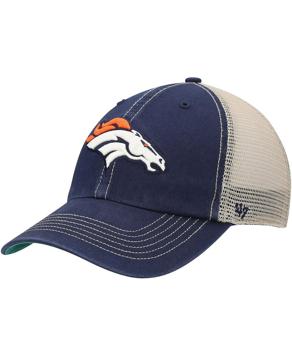Мужская темно-синяя, натуральная кепка Denver Broncos Trawler Trucker Clean Up Snapback '47 Brand
Мужская темно-синяя, натуральная кепка Denver Broncos Trawler Trucker Clean Up Snapback '47 Brand