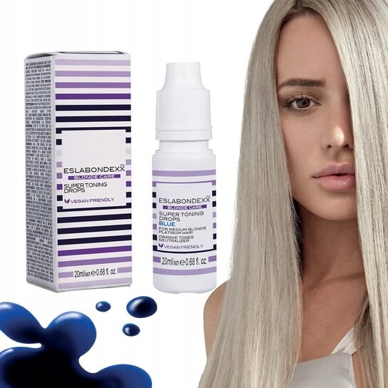 Тонирующий синий пигмент для светлых волос, 20 мл Eslabondexx, Super Toning Drops Blue
Тонирующий синий пигмент для светлых волос, 20 мл Eslabondexx, Super Toning Drops Blue