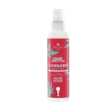 Kallos Hair Bomb Pro-Tox Жидкий кондиционер с конопляным маслом, кератином и витаминным комплексом
Kallos Hair Bomb Pro-Tox Жидкий кондиционер с конопляным маслом, кератином и витаминным комплексом