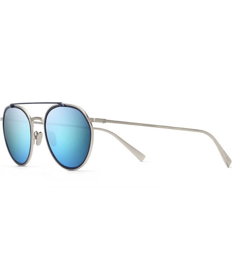 Модные круглые солнцезащитные очки Maui Jim Bowline PolarizedPlus2 53 мм, серебро
Модные круглые солнцезащитные очки Maui Jim Bowline PolarizedPlus2 53 мм, серебро