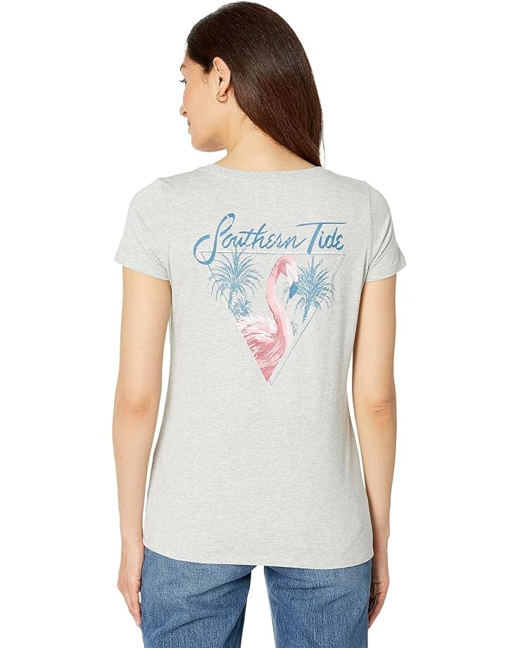 Футболка Southern Tide Short Sleeve Flamingo Heather Fitted Tee, цвет Heather Light Grey
Футболка Southern Tide Short Sleeve Flamingo Heather Fitted Tee, цвет Heather Light Grey