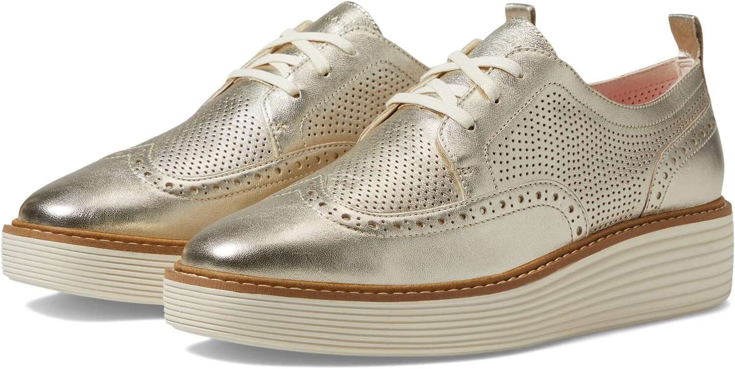 Оксфорды Originalgrand Platform Wing Tip Oxford Cole Haan, цвет Gold Talca/Ivory
Оксфорды Originalgrand Platform Wing Tip Oxford Cole Haan, цвет Gold Talca/Ivory