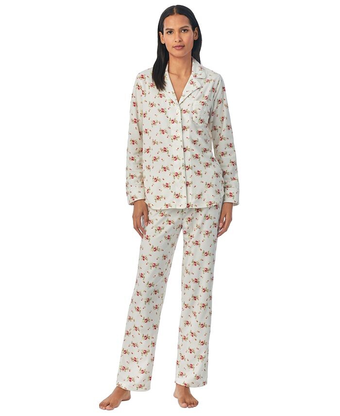 Женские 2 шт. Упакованный пижамный комплект из флиса с принтом Lauren Ralph Lauren, цвет Ivory Floral
Женские 2 шт. Упакованный пижамный комплект из флиса с принтом Lauren Ralph Lauren, цвет Ivory Floral