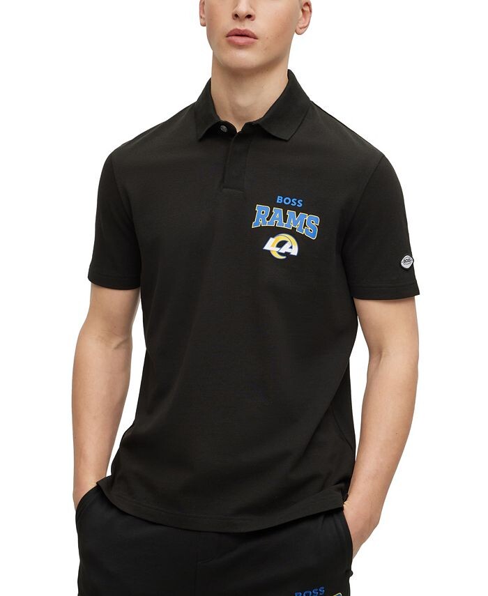 Коллекция мужских рубашек-поло BOSS by Hugo Boss x NFL, цвет Los Angeles Rams - Black
Коллекция мужских рубашек-поло BOSS by Hugo Boss x NFL, цвет Los Angeles Rams - Black