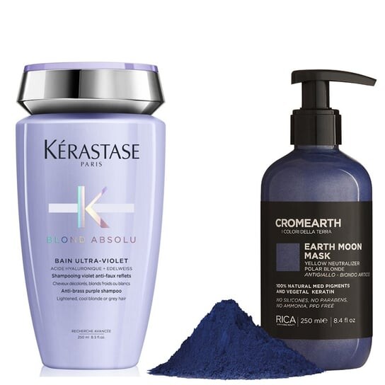 Блонд Absolu Ultra-Violet + Cromearth Earth Moon, Для светлых волос, 2х250мл Kerastase
Блонд Absolu Ultra-Violet + Cromearth Earth Moon, Для светлых волос, 2х250мл Kerastase