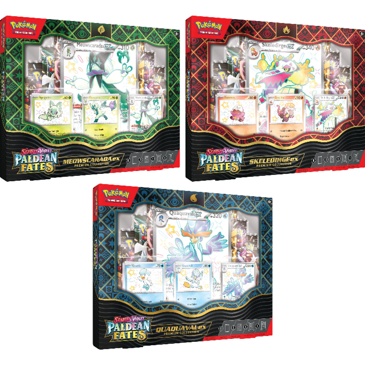 Карточная игра Pokemon: Scarlet & Violet - Paldean Fates - Premium Collection (Set of 3)
Карточная игра Pokemon: Scarlet & Violet - Paldean Fates - Premium Collection (Set of 3)