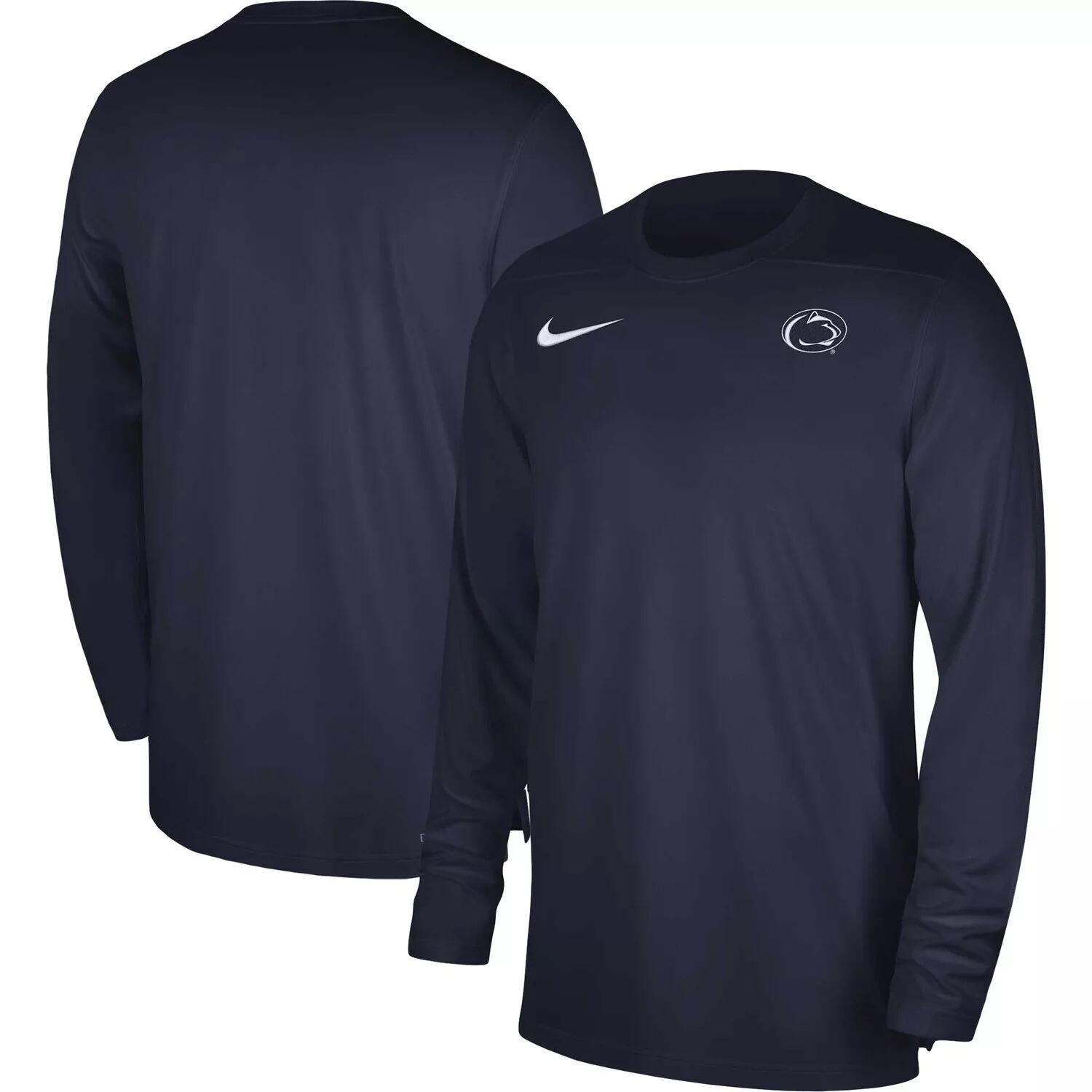 Мужская темно-синяя футболка Penn State Nittany Lions 2023 Sideline Coaches с длинными рукавами Nike, Синий
Мужская темно-синяя футболка Penn State Nittany Lions 2023 Sideline Coaches с длинными рукавами Nike, Синий