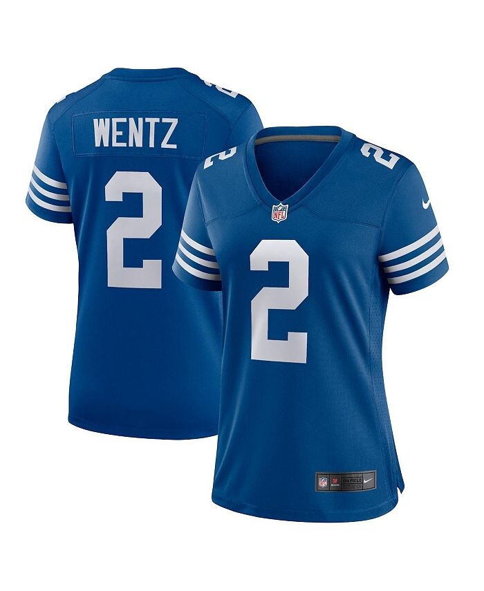 Женская майка для альтернативной игры Carson Wentz Royal Indianapolis Colts Nike, синий
Женская майка для альтернативной игры Carson Wentz Royal Indianapolis Colts Nike, синий