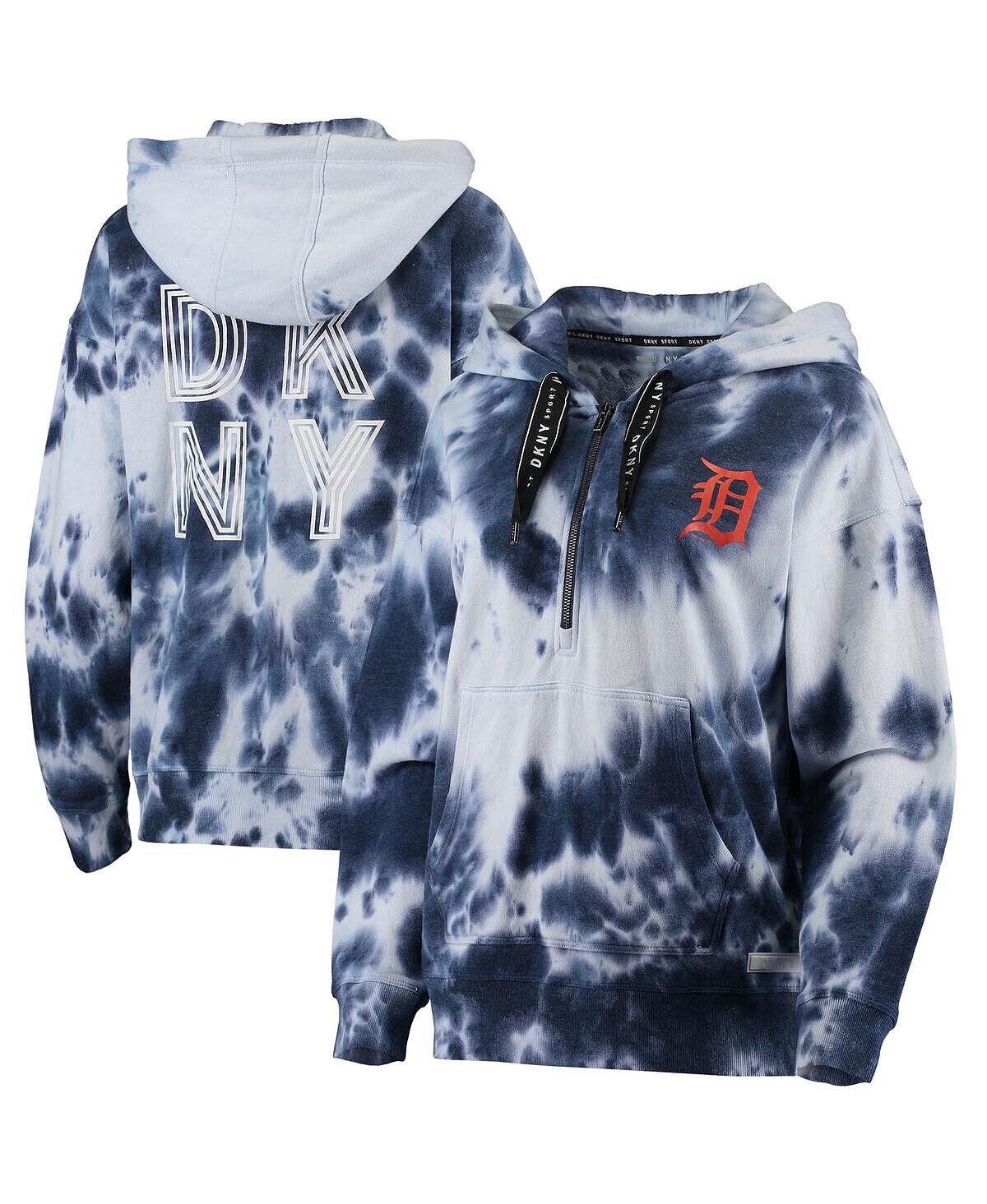Женская белая, темно-синяя толстовка с капюшоном на молнии Detroit Tigers Dakota Tie Dye DKNY
Женская белая, темно-синяя толстовка с капюшоном на молнии Detroit Tigers Dakota Tie Dye DKNY