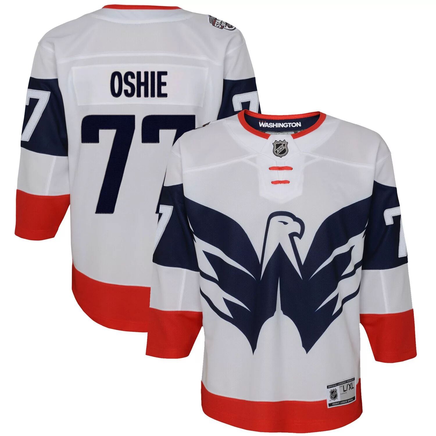 Молодёжная майка игрока TJ Oshie White Washington Capitals 2023 NHL Stadium Series Outerstuff
Молодёжная майка игрока TJ Oshie White Washington Capitals 2023 NHL Stadium Series Outerstuff
