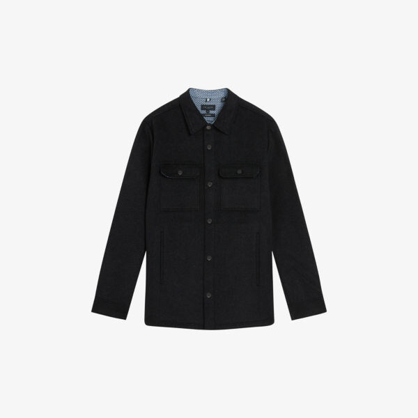 Рубашка Aderbry из смесовой шерсти с накладными карманами Ted Baker, цвет charcoal
Рубашка Aderbry из смесовой шерсти с накладными карманами Ted Baker, цвет charcoal