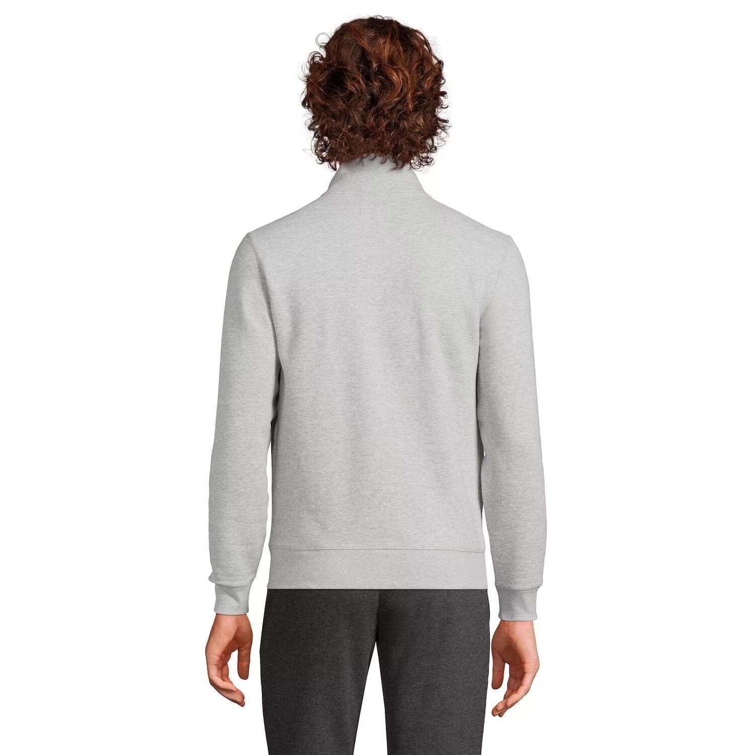 Мужская куртка Lands' End Serious Sweats с воротником-молнией во всю длину 
Мужская куртка Lands' End Serious Sweats с воротником-молнией во всю длину
