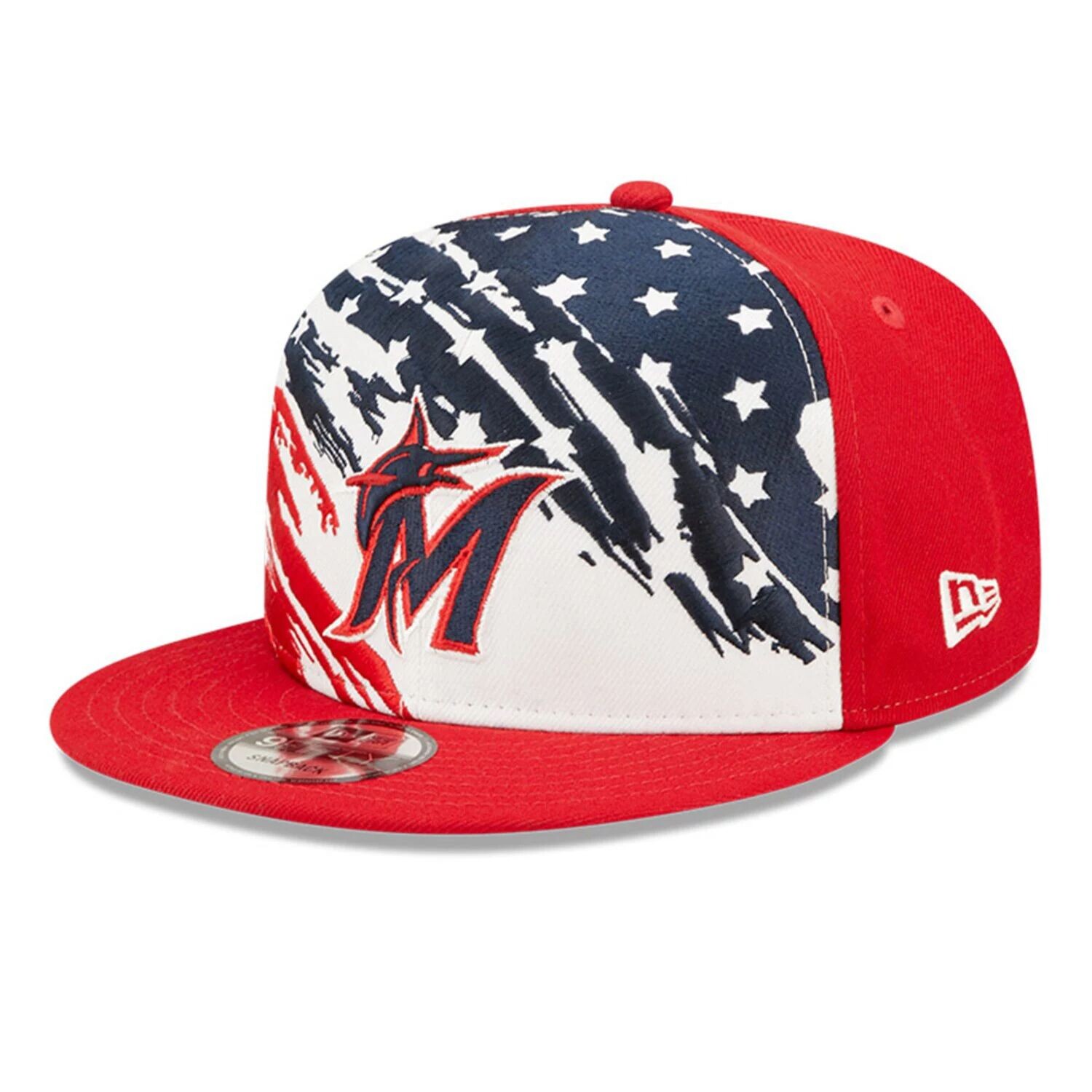 Мужская регулируемая кепка Snapback New Era Red Miami Marlins 2022, 4 июля 9FIFTY
Мужская регулируемая кепка Snapback New Era Red Miami Marlins 2022, 4 июля 9FIFTY