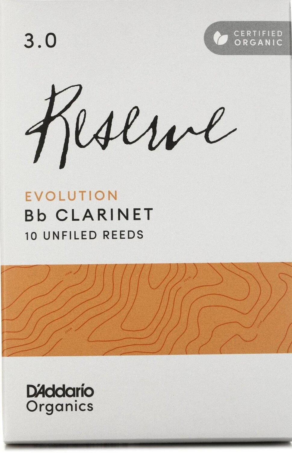 Трости для кларнета D'Addario Organics Reserve Evolution Bb — 3,0 (10 шт. в упаковке)
Трости для кларнета D'Addario Organics Reserve Evolution Bb — 3,0 (10 шт. в упаковке)