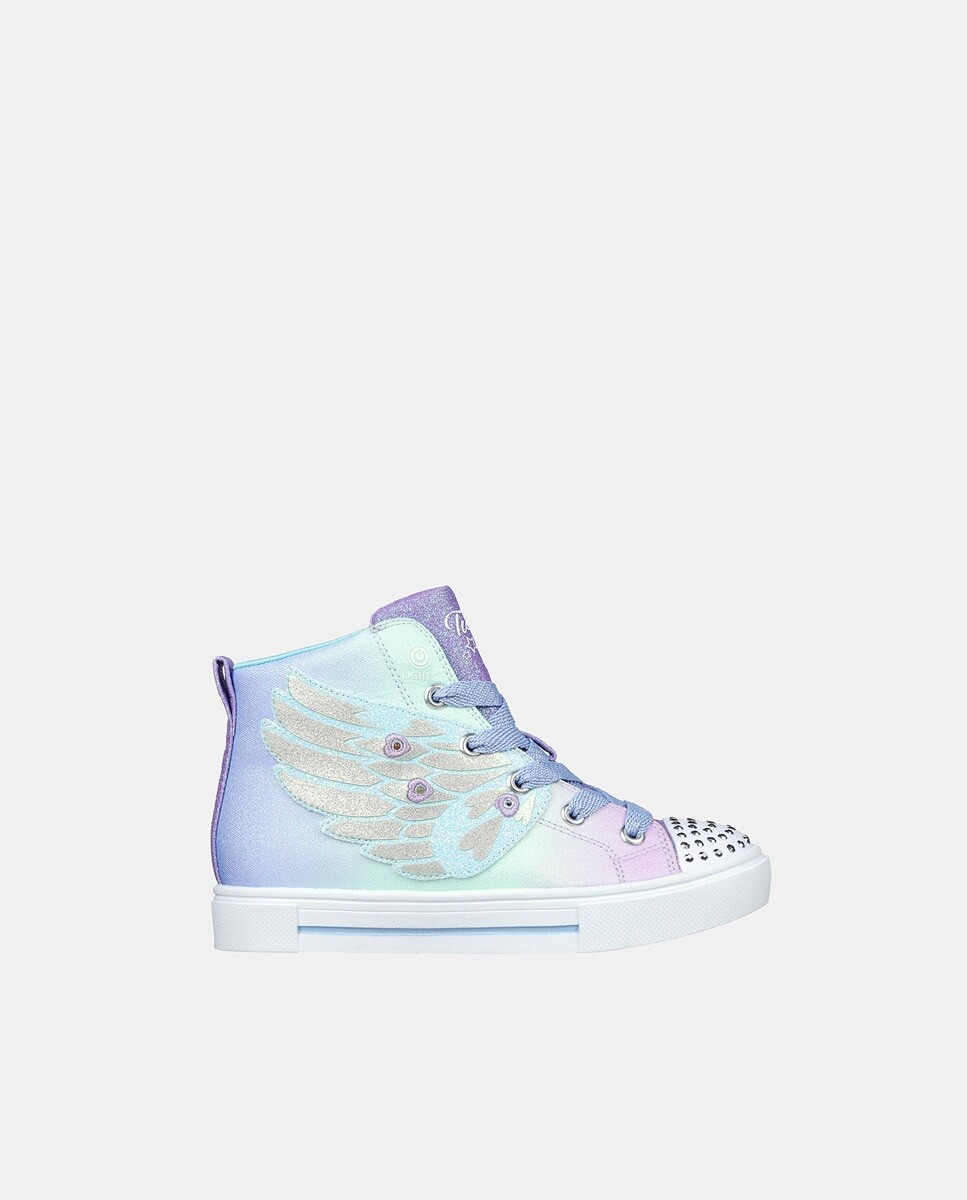 Высокие кеды в форме шлема для девочек Twinkle Sparks Wing Charm с подсветкой Skechers, фиолетовый
Высокие кеды в форме шлема для девочек Twinkle Sparks Wing Charm с подсветкой Skechers, фиолетовый