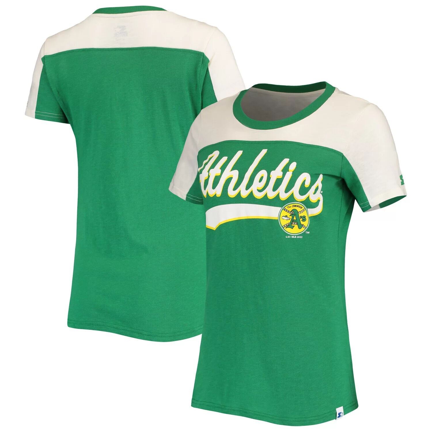 Женская стартовая зелено-белая футболка Oakland Athletics Kick Start Starter, Зеленый
Женская стартовая зелено-белая футболка Oakland Athletics Kick Start Starter, Зеленый