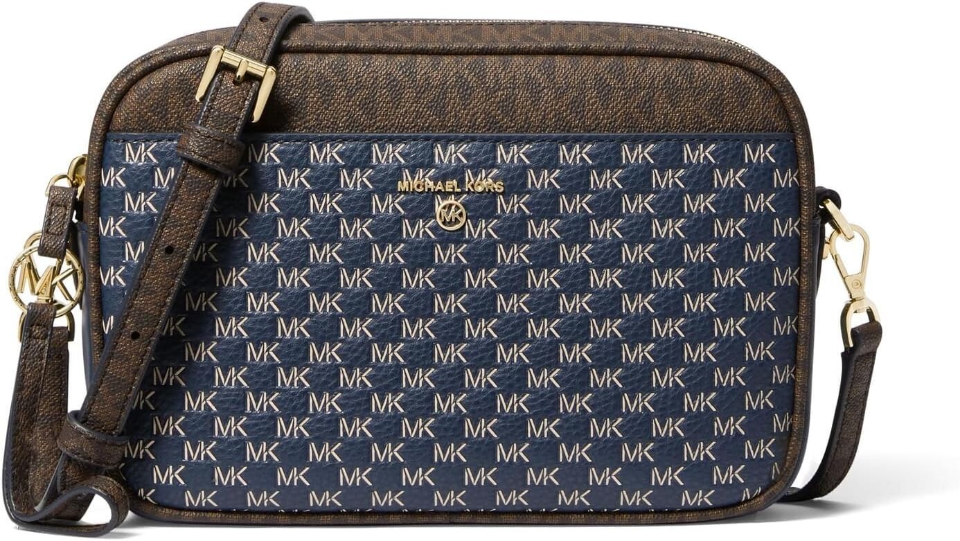 Большая сумка через плечо Jet Set Charm с камерой East/West MICHAEL Michael Kors, коричневый/темно-синий
Большая сумка через плечо Jet Set Charm с камерой East/West MICHAEL Michael Kors, коричневый/темно-синий