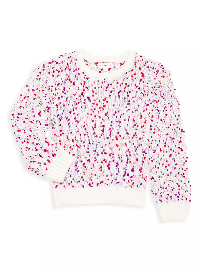 Вязаный свитер в горошек для маленькой девочки Design History, цвет winter white combo
Вязаный свитер в горошек для маленькой девочки Design History, цвет winter white combo