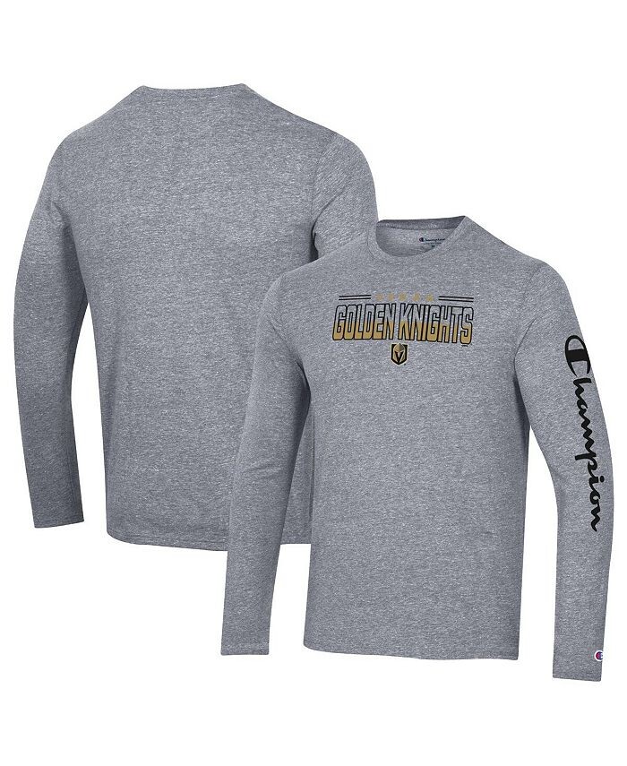 Мужская футболка с длинным рукавом Heather Grey Vegas Golden Knights Tri-Blend Champion, серый
Мужская футболка с длинным рукавом Heather Grey Vegas Golden Knights Tri-Blend Champion, серый