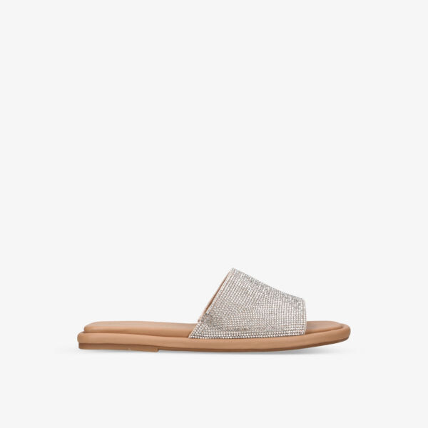 Шлепанцы Rogan Gem из искусственной кожи, украшенные кристаллами Kg Kurt Geiger, серебряный
Шлепанцы Rogan Gem из искусственной кожи, украшенные кристаллами Kg Kurt Geiger, серебряный