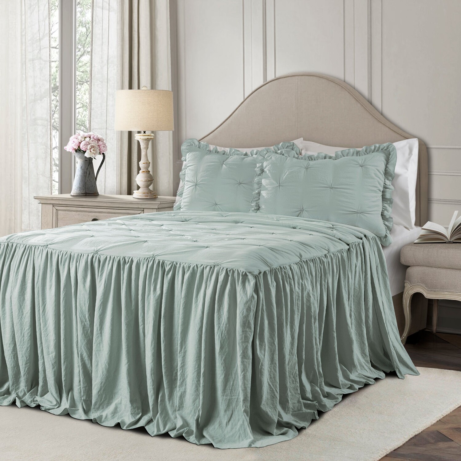 Юбка с защипами и оборками Ravello, комплект из 3 предметов покрывала Lush Decor, цвет Blue
Юбка с защипами и оборками Ravello, комплект из 3 предметов покрывала Lush Decor, цвет Blue