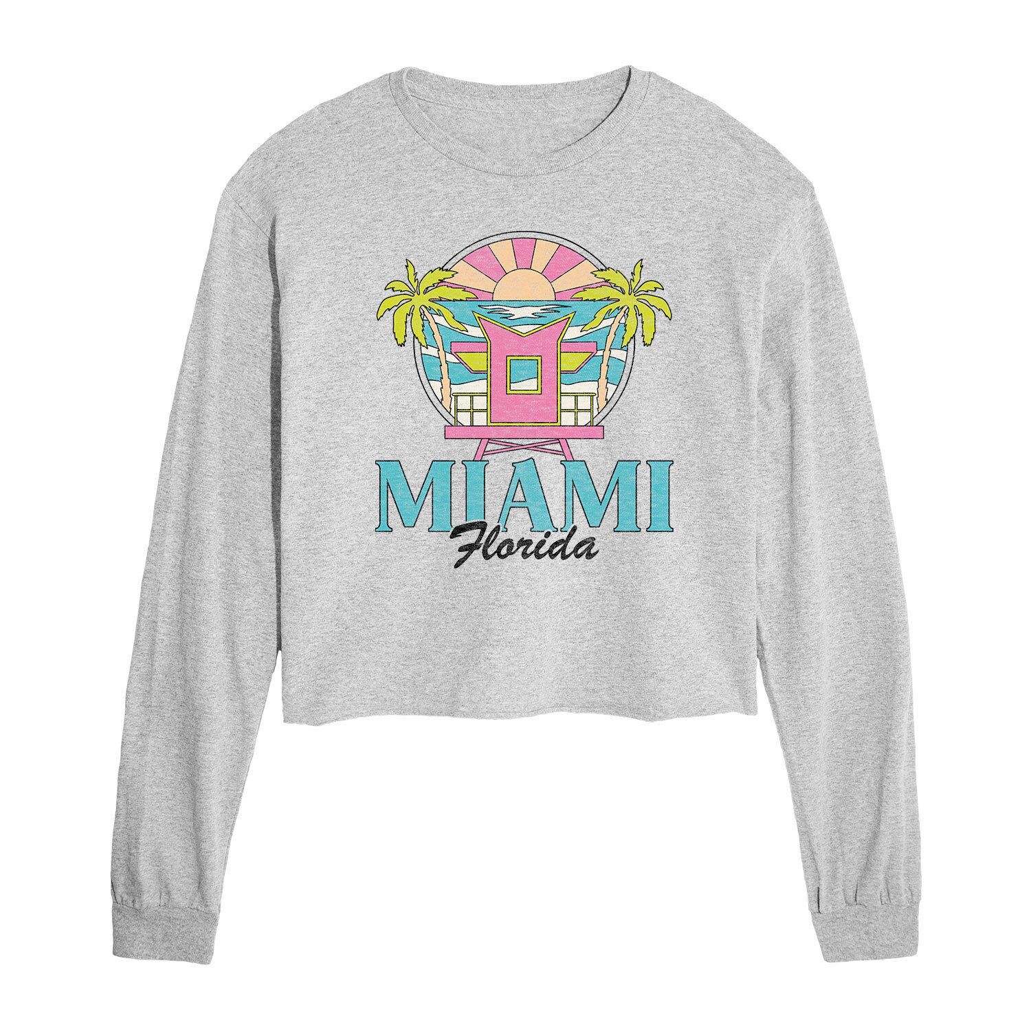 Укороченная футболка с длинными рукавами и рисунком Miami для юниоров Licensed Character
Укороченная футболка с длинными рукавами и рисунком Miami для юниоров Licensed Character