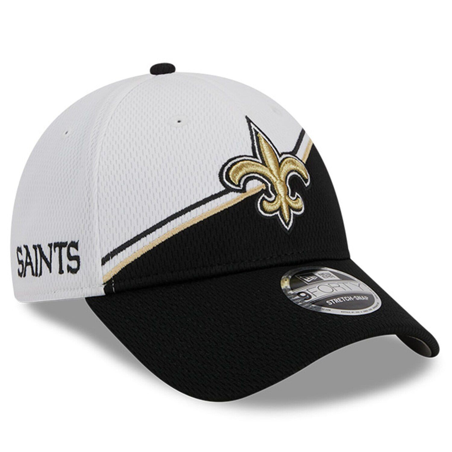 Мужская регулируемая кепка New Era White/Black New Orleans Saints 2023 Sideline 9FORTY
Мужская регулируемая кепка New Era White/Black New Orleans Saints 2023 Sideline 9FORTY
