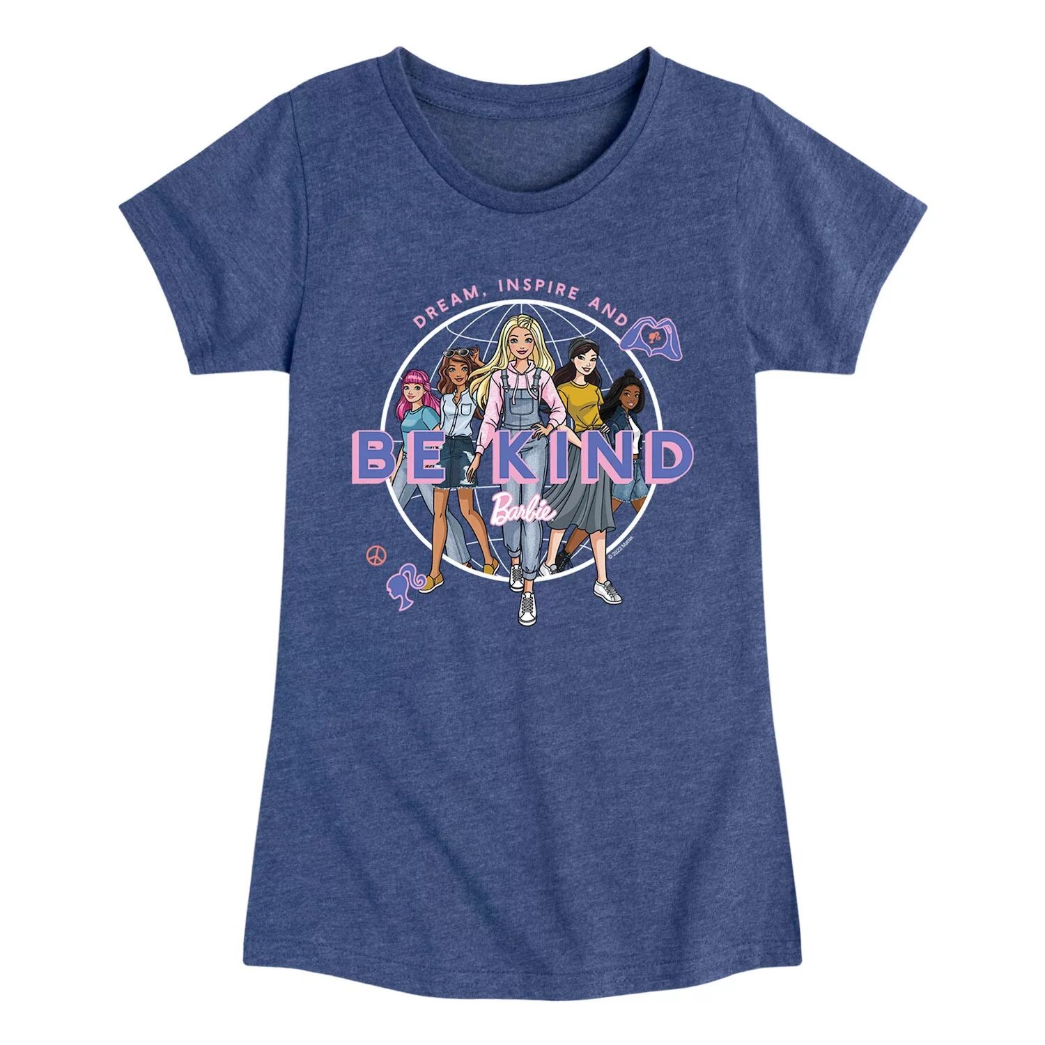 Футболка Barbie Dream Inspire Be Kind для девочек 7–16 лет с рисунком Licensed Character
Футболка Barbie Dream Inspire Be Kind для девочек 7–16 лет с рисунком Licensed Character