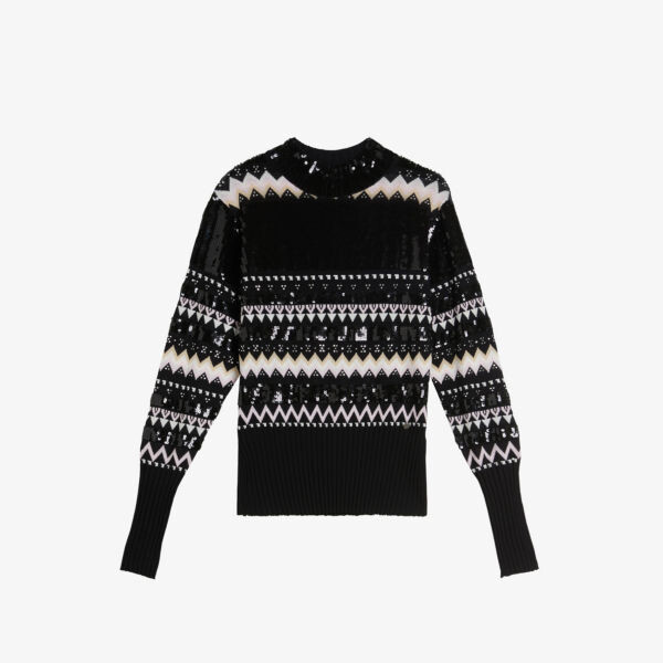 Limara вязаный джемпер с узором Fair Isle, украшенный пайетками Ted Baker, темно-синий
Limara вязаный джемпер с узором Fair Isle, украшенный пайетками Ted Baker, темно-синий