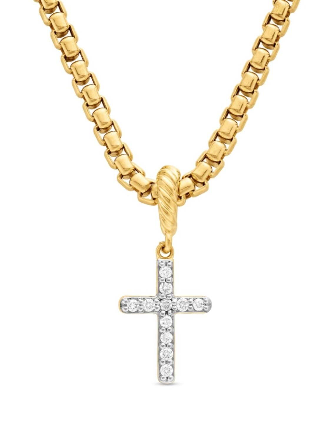 Ожерелье с крестом-амулетом из 18-каратного желтого золота David Yurman, золотой
Ожерелье с крестом-амулетом из 18-каратного желтого золота David Yurman, золотой