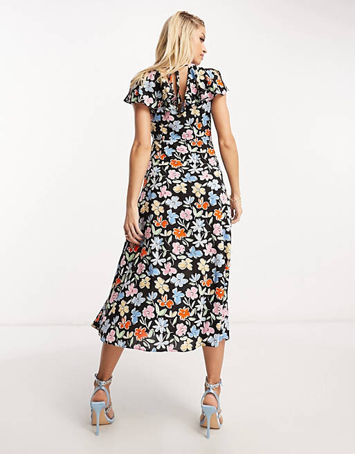 Чайное платье миди с развевающимися рукавами и пуговицами ASOS DESIGN Maternity с разноцветным цветочным принтом
Чайное платье миди с развевающимися рукавами и пуговицами ASOS DESIGN Maternity с разноцветным цветочным принтом