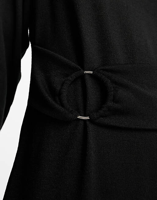 Черное супермягкое платье макси с длинными рукавами и отделкой ASOS DESIGN, Черный
Черное супермягкое платье макси с длинными рукавами и отделкой ASOS DESIGN, Черный