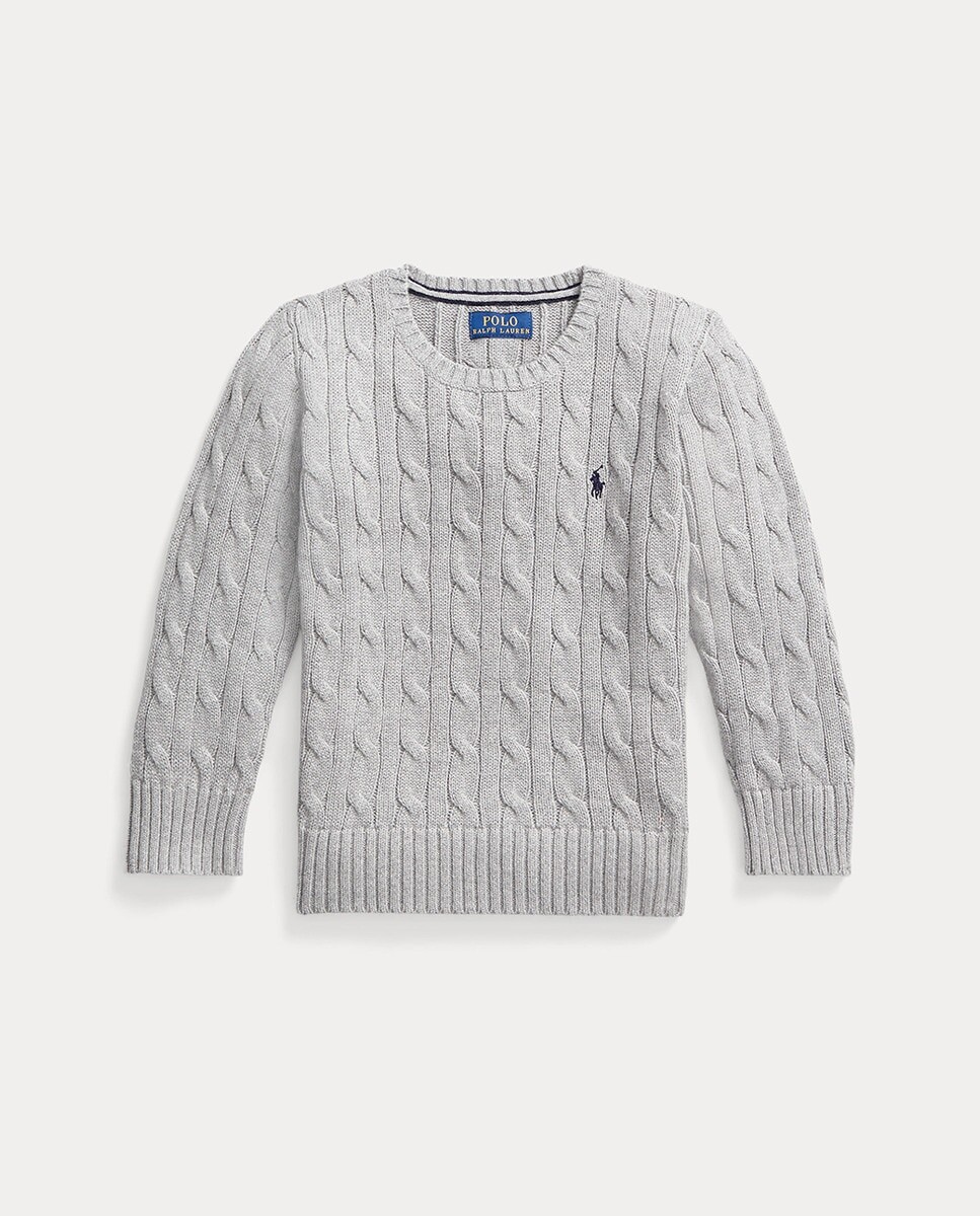 Светло-серый свитер косой вязки для мальчика Polo Ralph Lauren, светло-серый
Светло-серый свитер косой вязки для мальчика Polo Ralph Lauren, светло-серый
