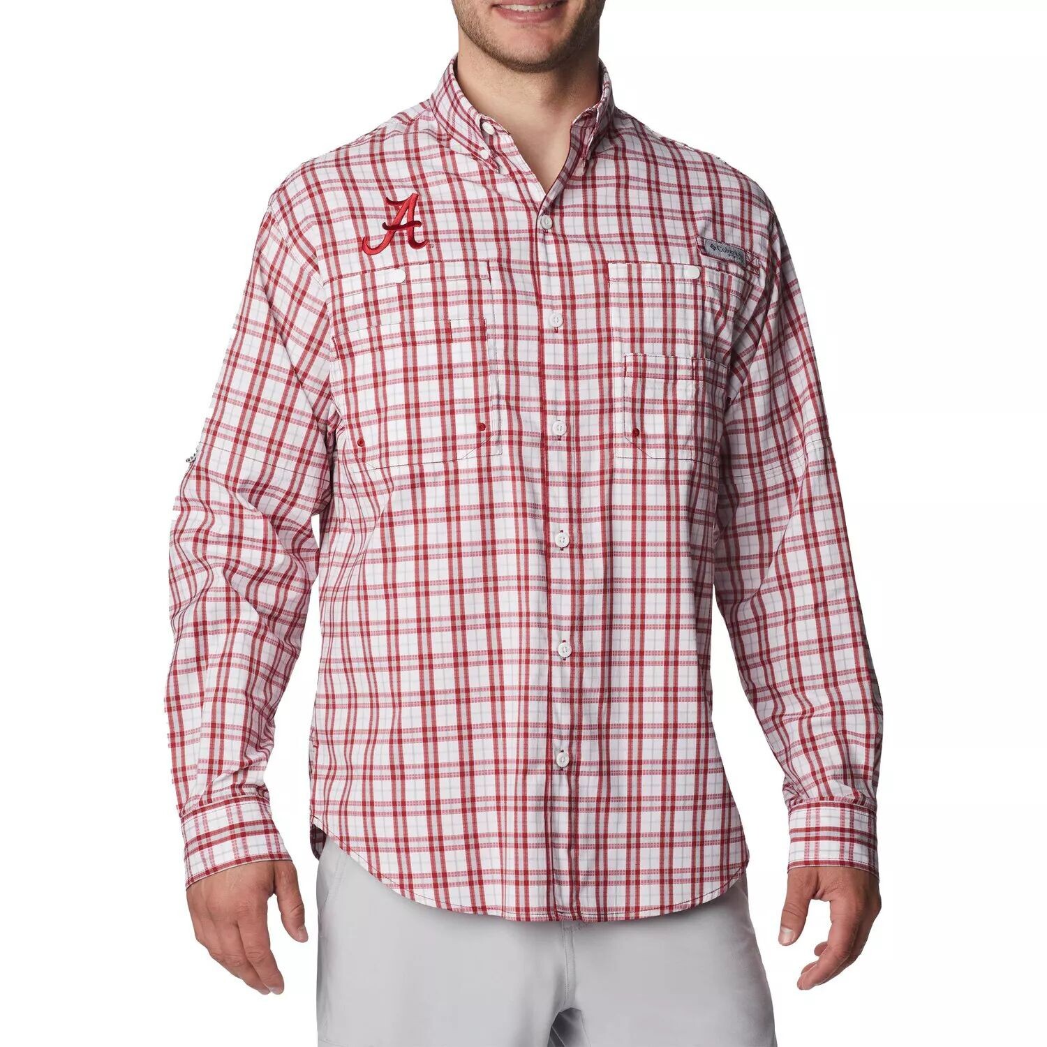 Мужская рубашка на пуговицах с длинными рукавами Columbia Crimson Alabama Crimson Tide Super Tamiami Omni-Wick
Мужская рубашка на пуговицах с длинными рукавами Columbia Crimson Alabama Crimson Tide Super Tamiami Omni-Wick