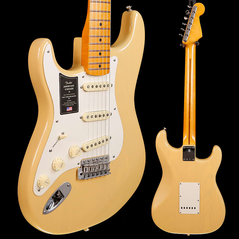 Электрогитара Fender American Vintage II 1957 Stratocaster Left-Handed, Vintage Blonde 8lbs 6oz
Электрогитара Fender American Vintage II 1957 Stratocaster Left-Handed, Vintage Blonde 8lbs 6oz