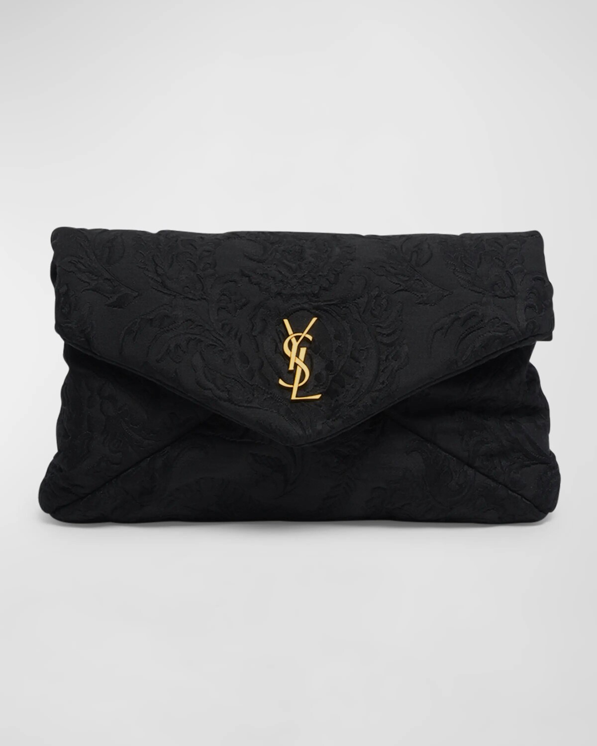 Большая сумка-конверт YSL из кружевной парчи и шерсти Saint Laurent, цвет Nero
Большая сумка-конверт YSL из кружевной парчи и шерсти Saint Laurent, цвет Nero