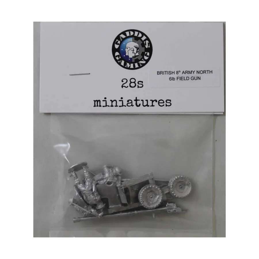 8AN 6-фунтовая полевая пушка и экипаж, WWII Miniatures - British - 8th Army North Africa - Artillery (28mm)
8AN 6-фунтовая полевая пушка и экипаж, WWII Miniatures - British - 8th Army North Africa - Artillery (28mm)