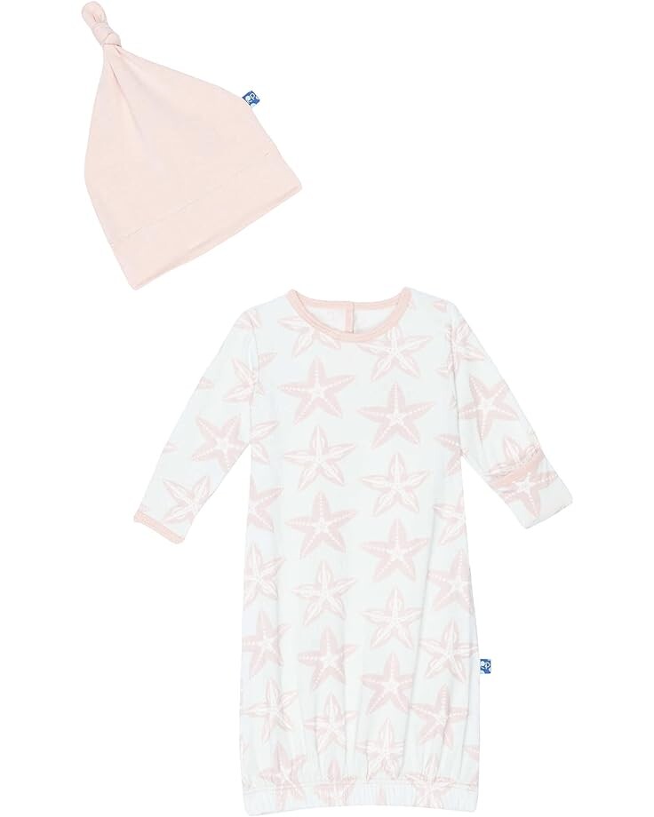 Пижамный комплект Kickee Pants Maternity Nursing Robe & Matching Layette Gown/Hat Set, цвет Fresh Air Fancy Starfish
Пижамный комплект Kickee Pants Maternity Nursing Robe & Matching Layette Gown/Hat Set, цвет Fresh Air Fancy Starfish
