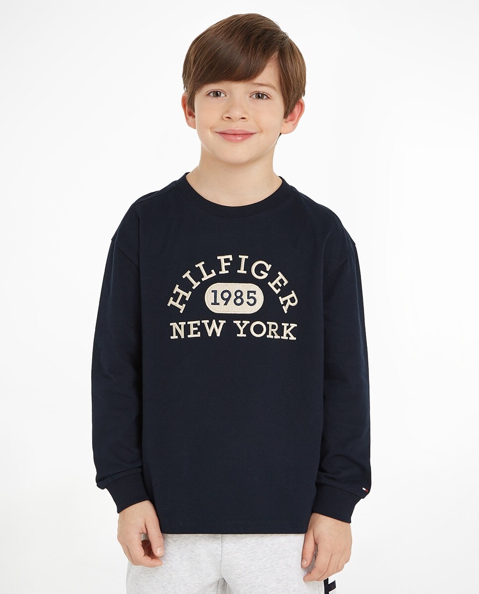 Футболка для мальчика с круглым вырезом и длинными рукавами Tommy Hilfiger, синий
Футболка для мальчика с круглым вырезом и длинными рукавами Tommy Hilfiger, синий