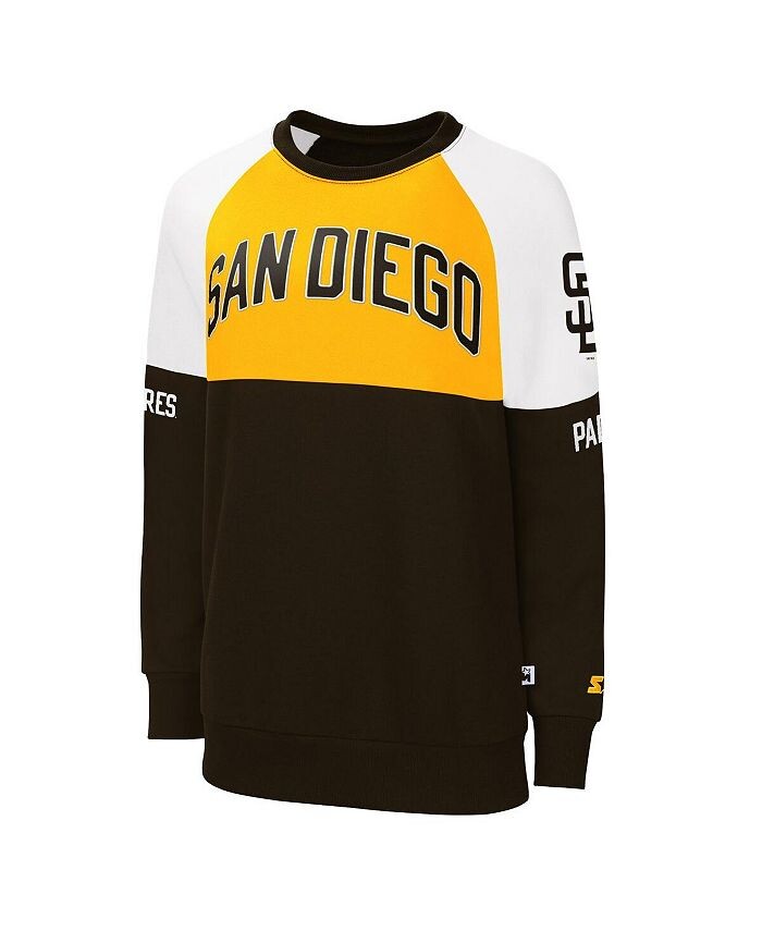 Женский коричневый/золотой свитшот San Diego Padres Baseline с пуловером реглан Starter, коричневый
Женский коричневый/золотой свитшот San Diego Padres Baseline с пуловером реглан Starter, коричневый