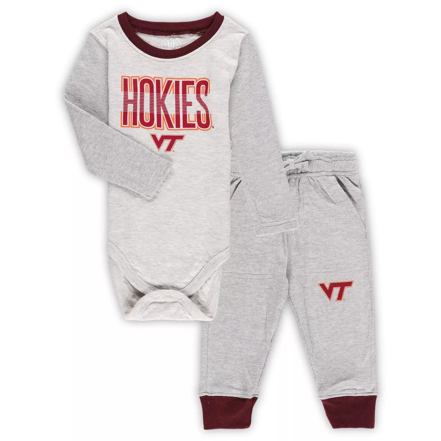 Набор боди и брюк с длинными рукавами Infant Wes & Willy Heather Grey Virginia Tech Hokies Jie Jie Unbranded
Набор боди и брюк с длинными рукавами Infant Wes & Willy Heather Grey Virginia Tech Hokies Jie Jie Unbranded