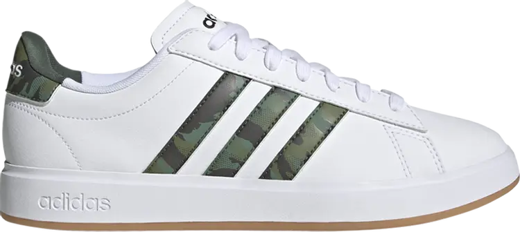Кроссовки Grand Court 'White Camo Gum', белый 
Кроссовки Grand Court 'White Camo Gum', белый