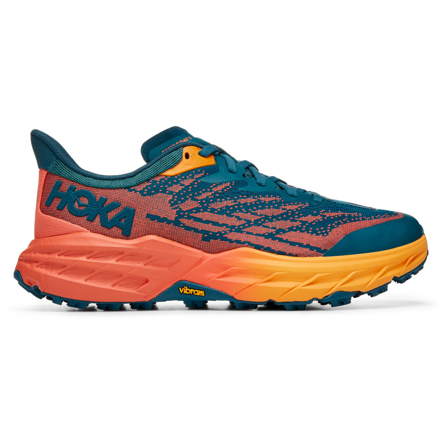 Кроссовки для бега по пересеченной местности Hoka Women's Speedgoat 5, цвет Blue Coral/Camellia
Кроссовки для бега по пересеченной местности Hoka Women's Speedgoat 5, цвет Blue Coral/Camellia