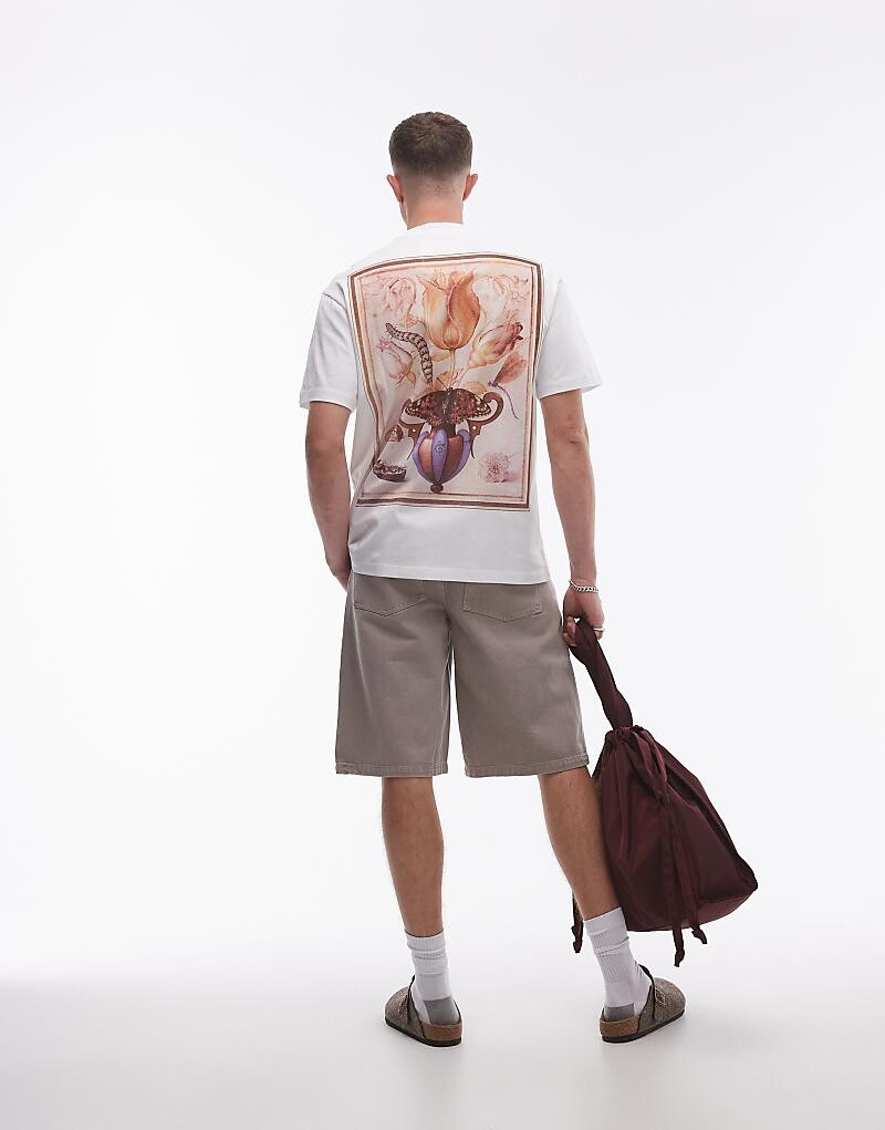 Topman x Ashmolean Premium – Белая y Футболка Oversize с нашивкой-тюльпаном и бабочкой
Topman x Ashmolean Premium – Белая y Футболка Oversize с нашивкой-тюльпаном и бабочкой