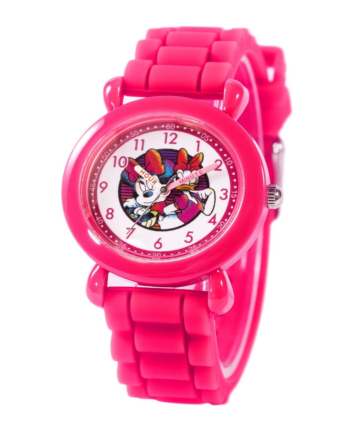 Часы Disney Minnie Mouse для девочек с розовым силиконовым ремешком, 32 мм ewatchfactory, розовый
Часы Disney Minnie Mouse для девочек с розовым силиконовым ремешком, 32 мм ewatchfactory, розовый