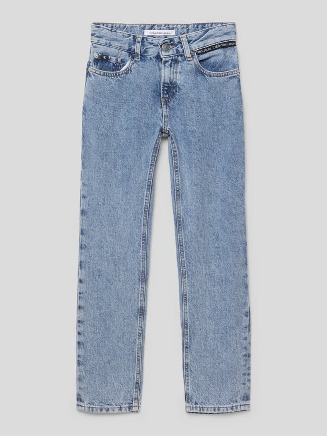 Джинсы прямого кроя с нашивкой-лейблом, модель VINTAGE OCEAN Calvin Klein Jeans, синий
Джинсы прямого кроя с нашивкой-лейблом, модель VINTAGE OCEAN Calvin Klein Jeans, синий