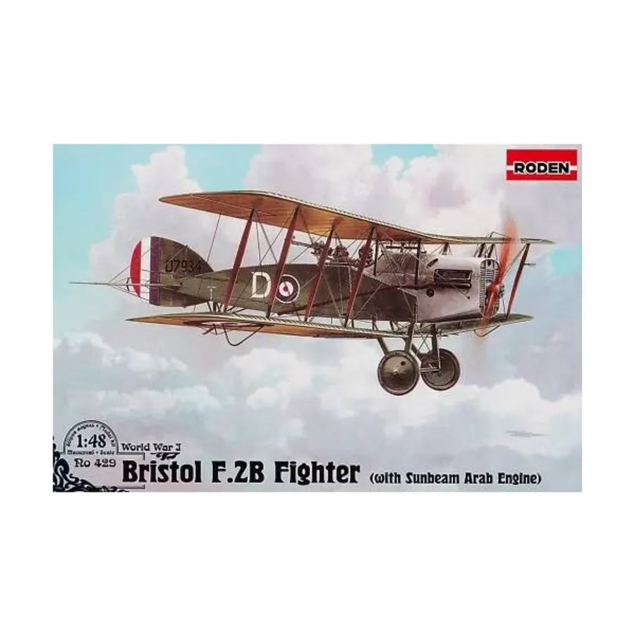 Истребитель Bristol F.2B с арабским двигателем Sunbeam, Historical Models (1:72) (Roden Miniatures)
Истребитель Bristol F.2B с арабским двигателем Sunbeam, Historical Models (1:72) (Roden Miniatures)