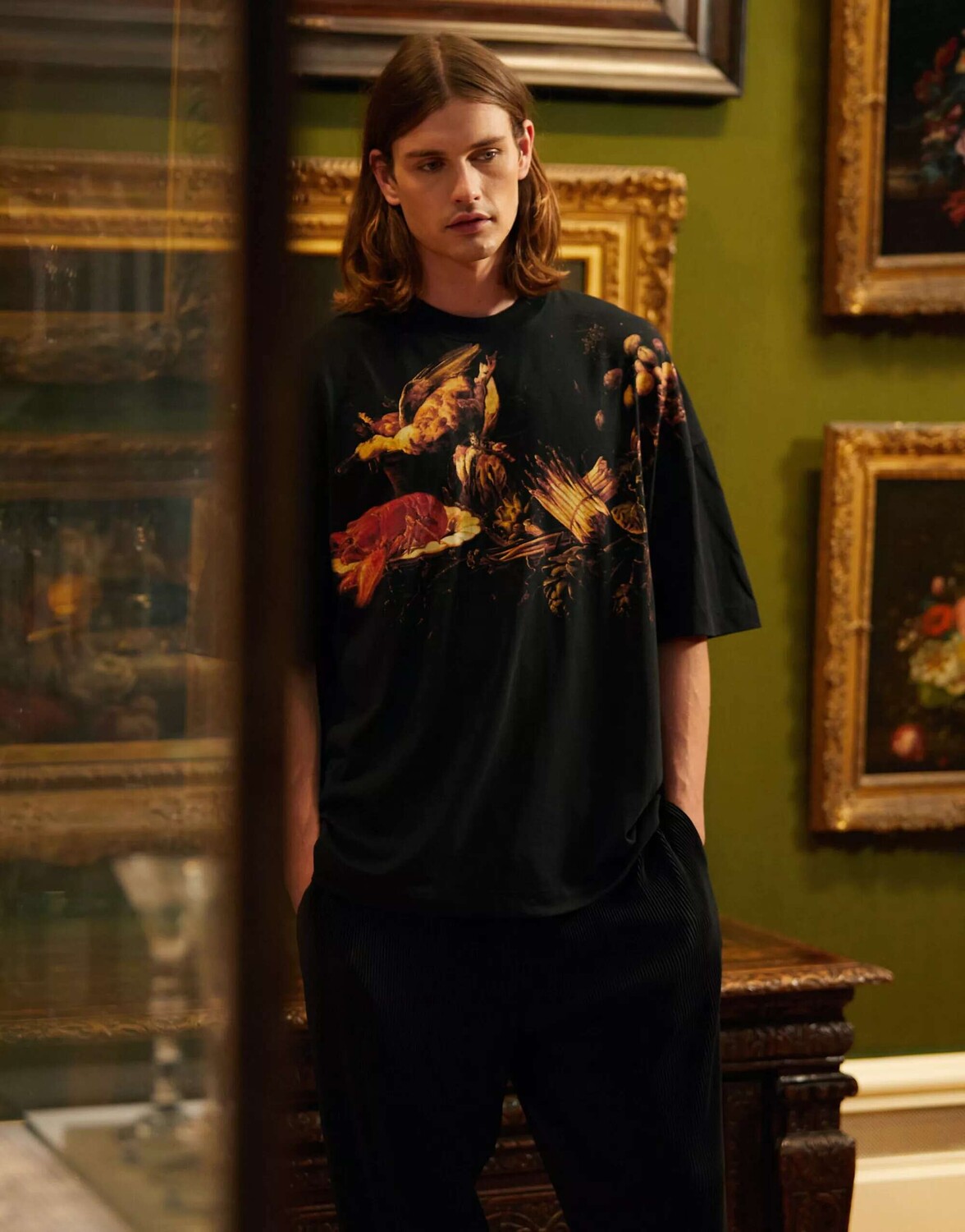 Черная футболка большого размера TOPMAN X ASHMOLEAN с принтом «Натюрморт в виде лобстера», Черный
Черная футболка большого размера TOPMAN X ASHMOLEAN с принтом «Натюрморт в виде лобстера», Черный