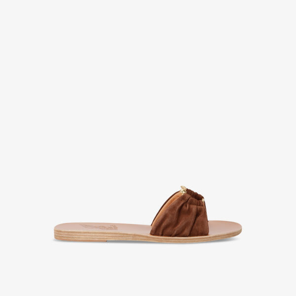 Босоножки Nektaria из замши с кольцевой отделкой Ancient Greek Sandals, коричневый
Босоножки Nektaria из замши с кольцевой отделкой Ancient Greek Sandals, коричневый